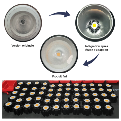 downlight-reverse fabrication luminaire led